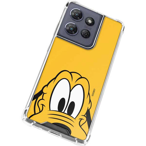 Disney Friends Pluto Up Close Moto G Play 5G (2025) Clear Case